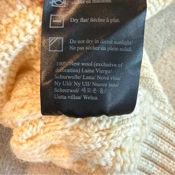 Dale of Norway 100% Wool Cable Knit Turtleneck Sweater. SZ | M Fisherman - Picture 10 of 16